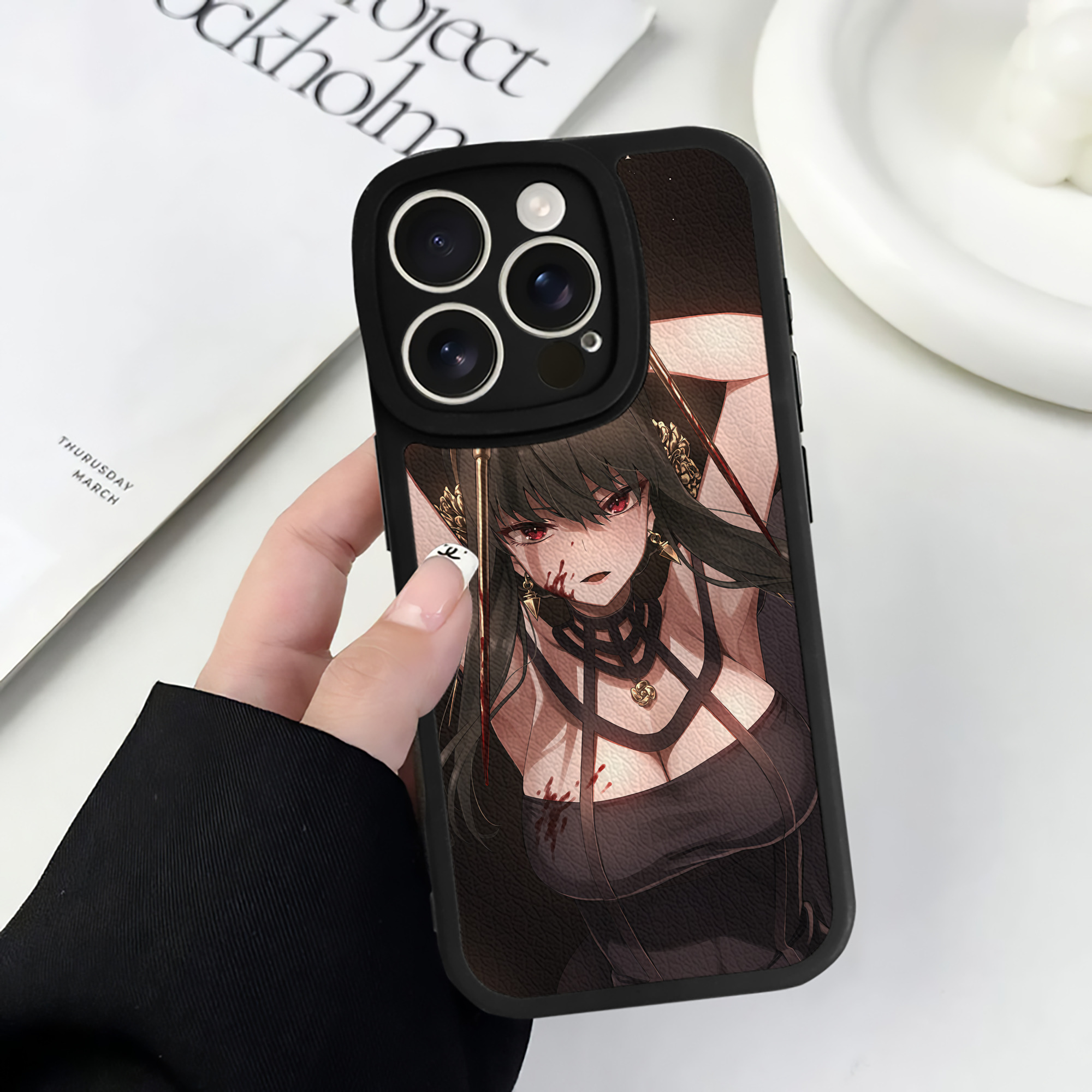 （画像用） SPY×FAMILY间谍家家酒 【iPhone 16シリーズ対応】シリコンスマホケース（レザー調） 材質：シリコン
